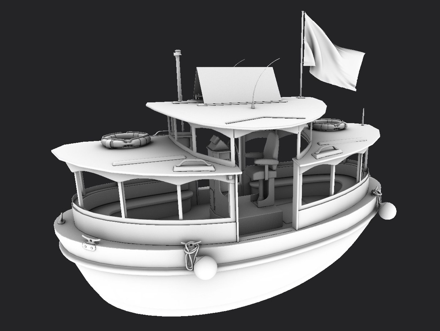 Water Taxi 3D model - TurboSquid 2004081