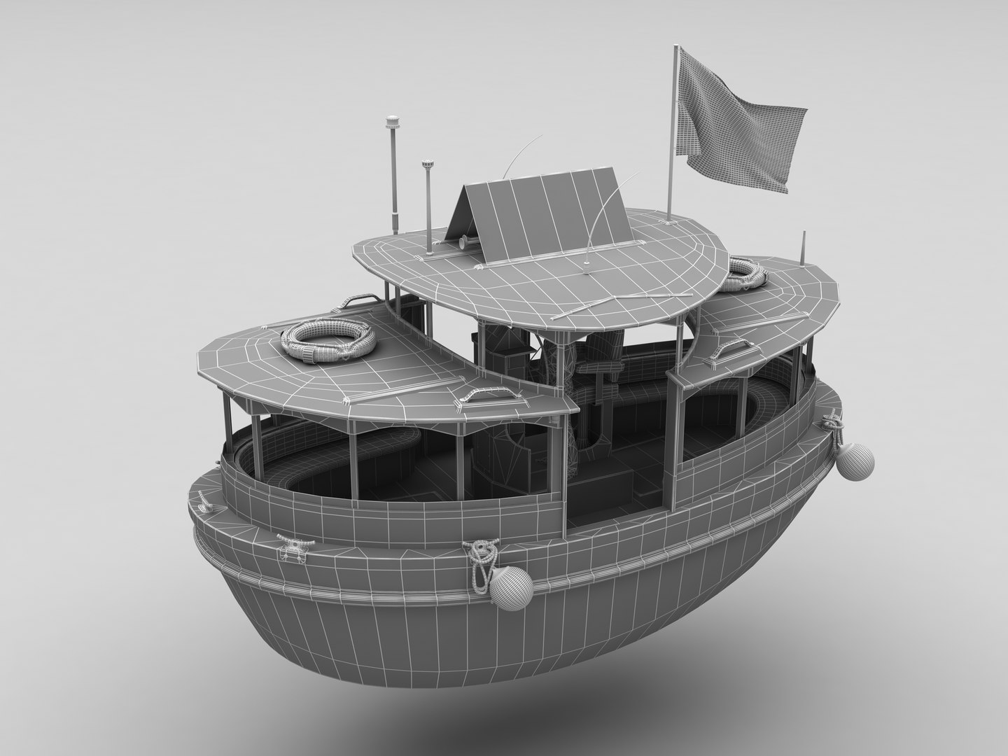 Water Taxi 3D model - TurboSquid 2004081
