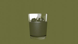 Water with Glass 3D model