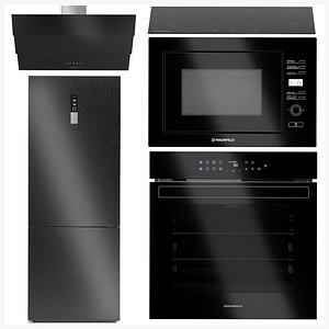 Maunfeld kitchen appliances set 3D