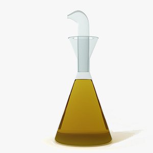 cruet olive oil 3d model