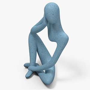 Decorative Figurine Blue Stone