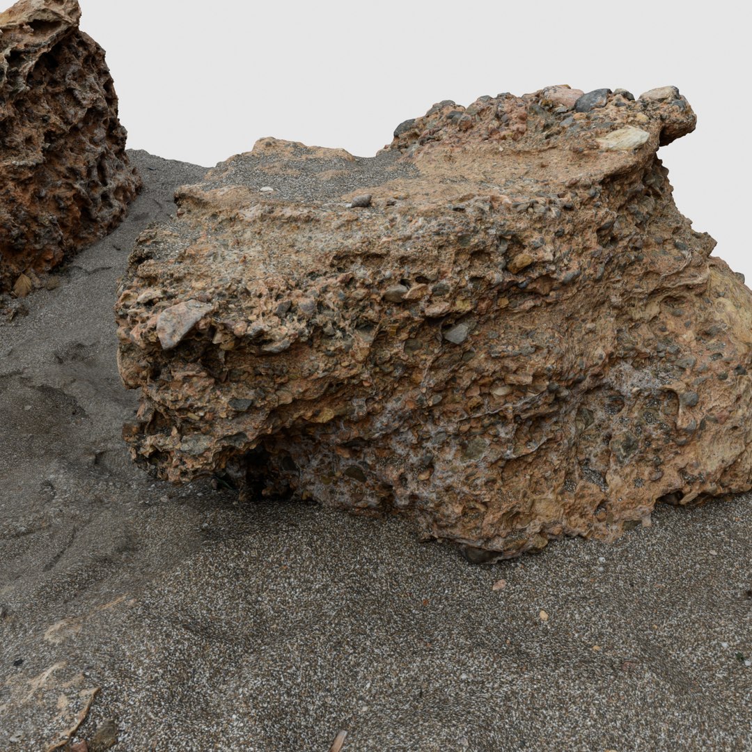 3D Scan Beach Rocks - TurboSquid 1547958