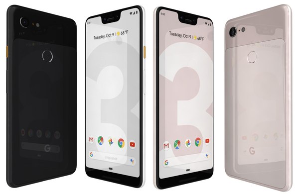 3D google pixel 3 xl