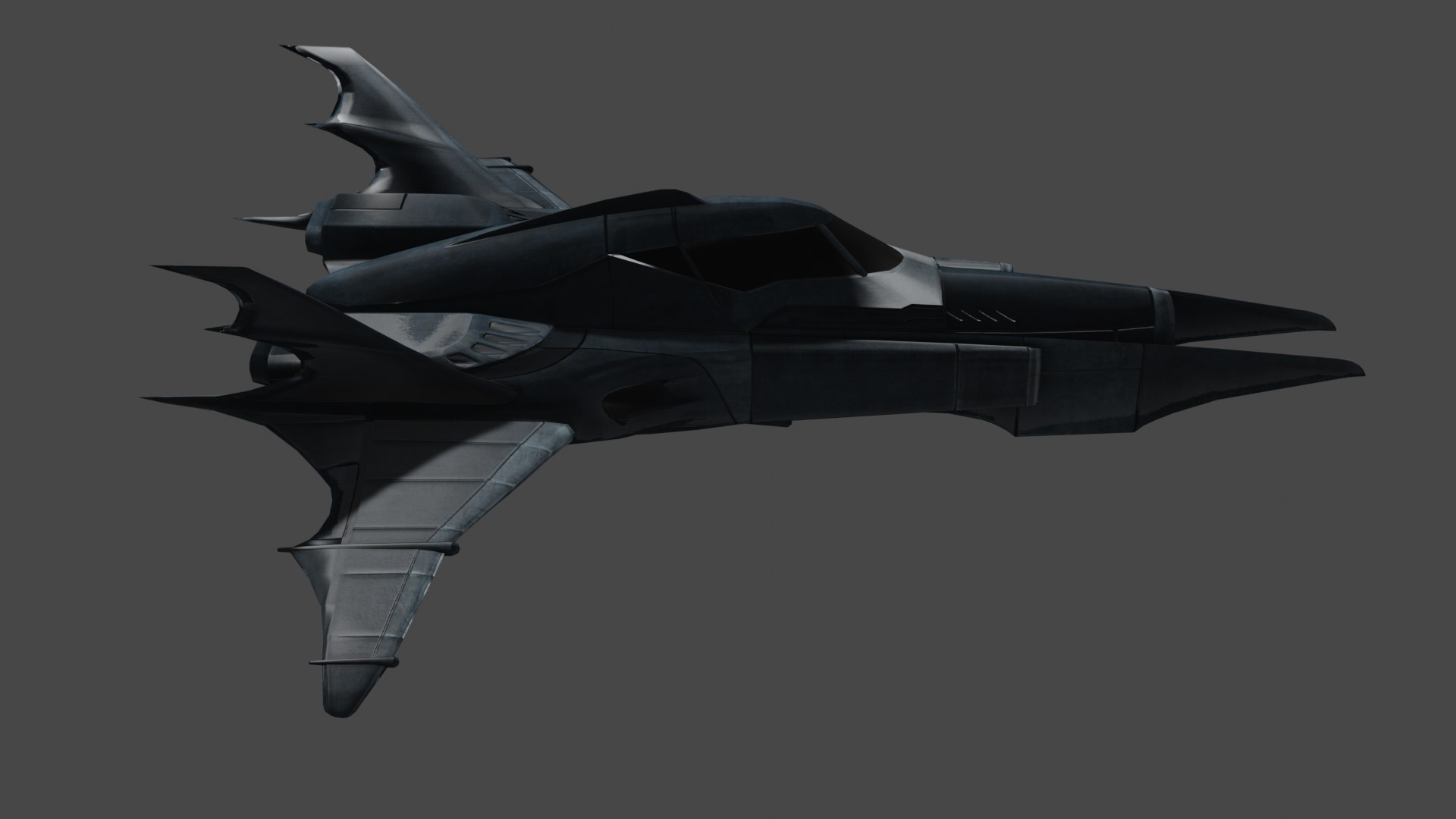 Batman Arkham Asylum Batwing model TurboSquid 2052385