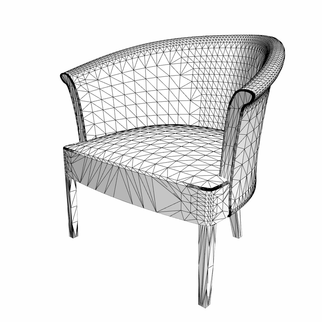 polantis armchair 02 3d model