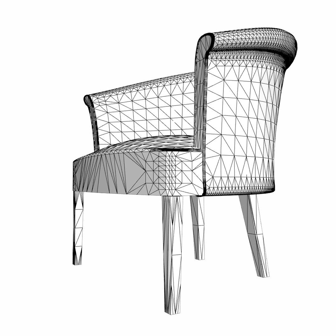 polantis armchair 02 3d model
