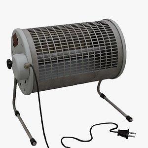 3D Old domestic heater