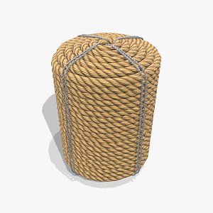 3D Medieval Rope Bundle 01 model