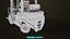 3D Forklift Truck 02 Yellow Rigged All PBR Unity UE Textures