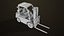3D Forklift Truck 02 Yellow Rigged All PBR Unity UE Textures