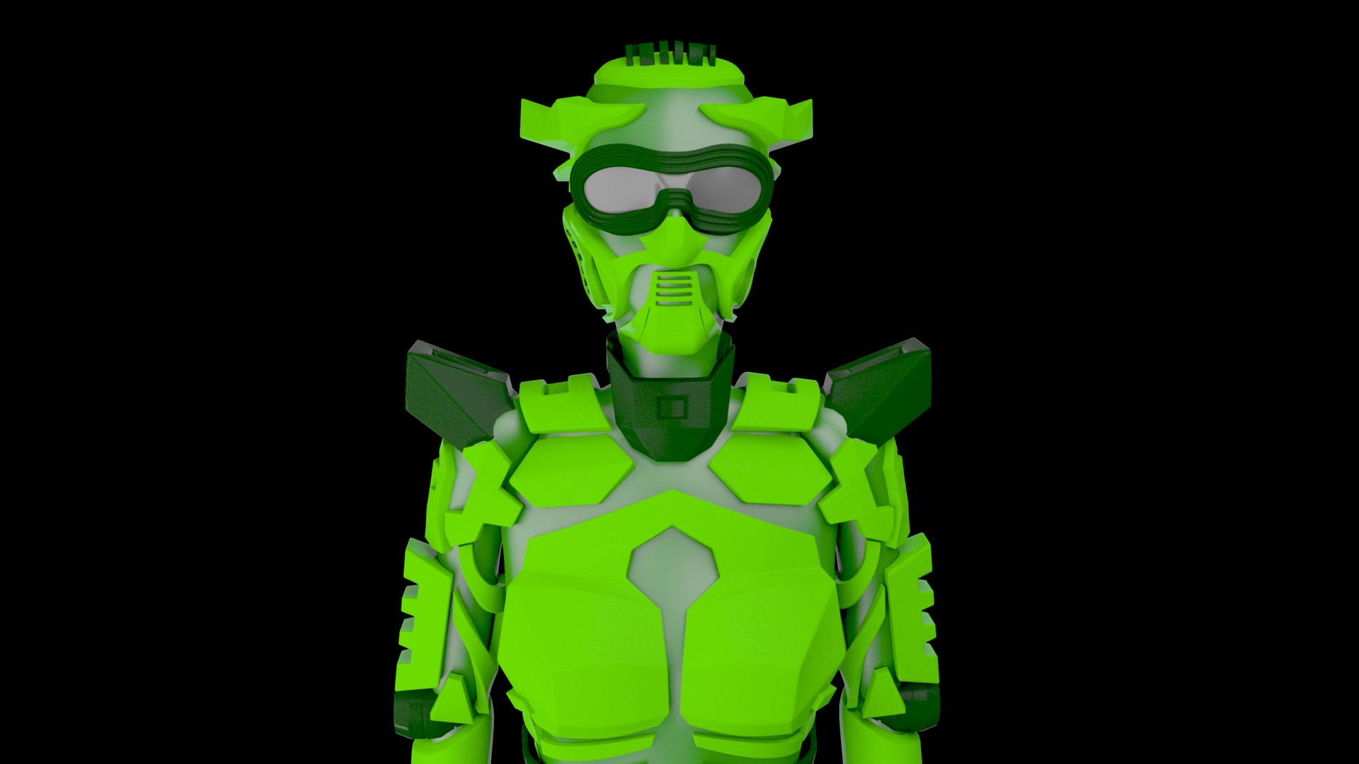 3D Female Robotic Character From Biped FRCB1 Model - TurboSquid 1971595
