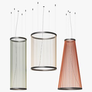 3D Vibia hanging lights Array