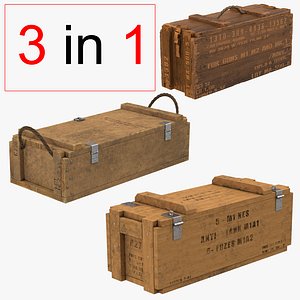 3dsmax ammo crates