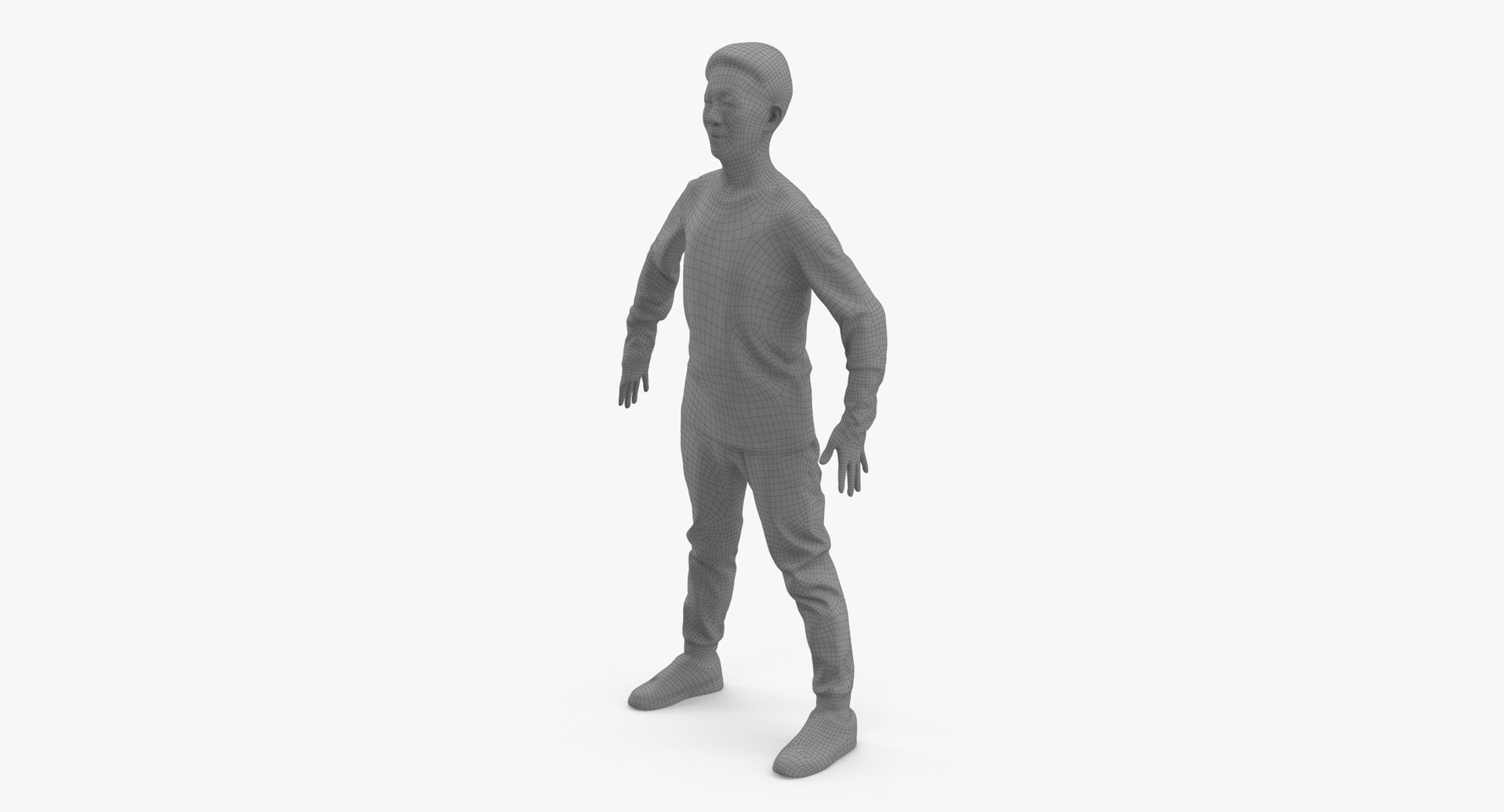 Mitchell Casual Spring A Pose 3D model - TurboSquid 1972843