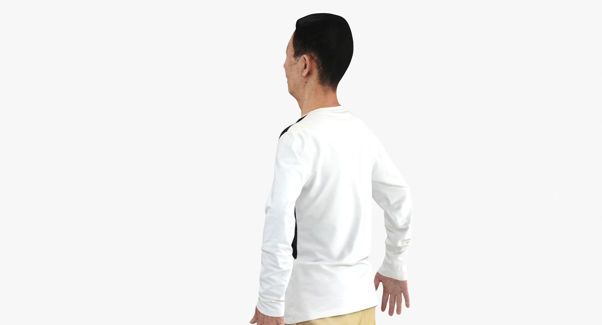 Mitchell Casual Spring A Pose 3D Model - TurboSquid 1972843