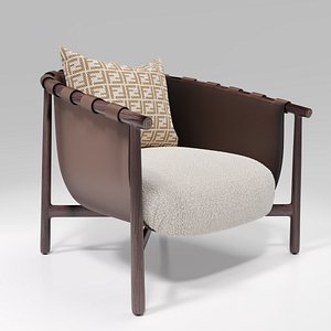 Cleo Armchair by Fendi 3D model