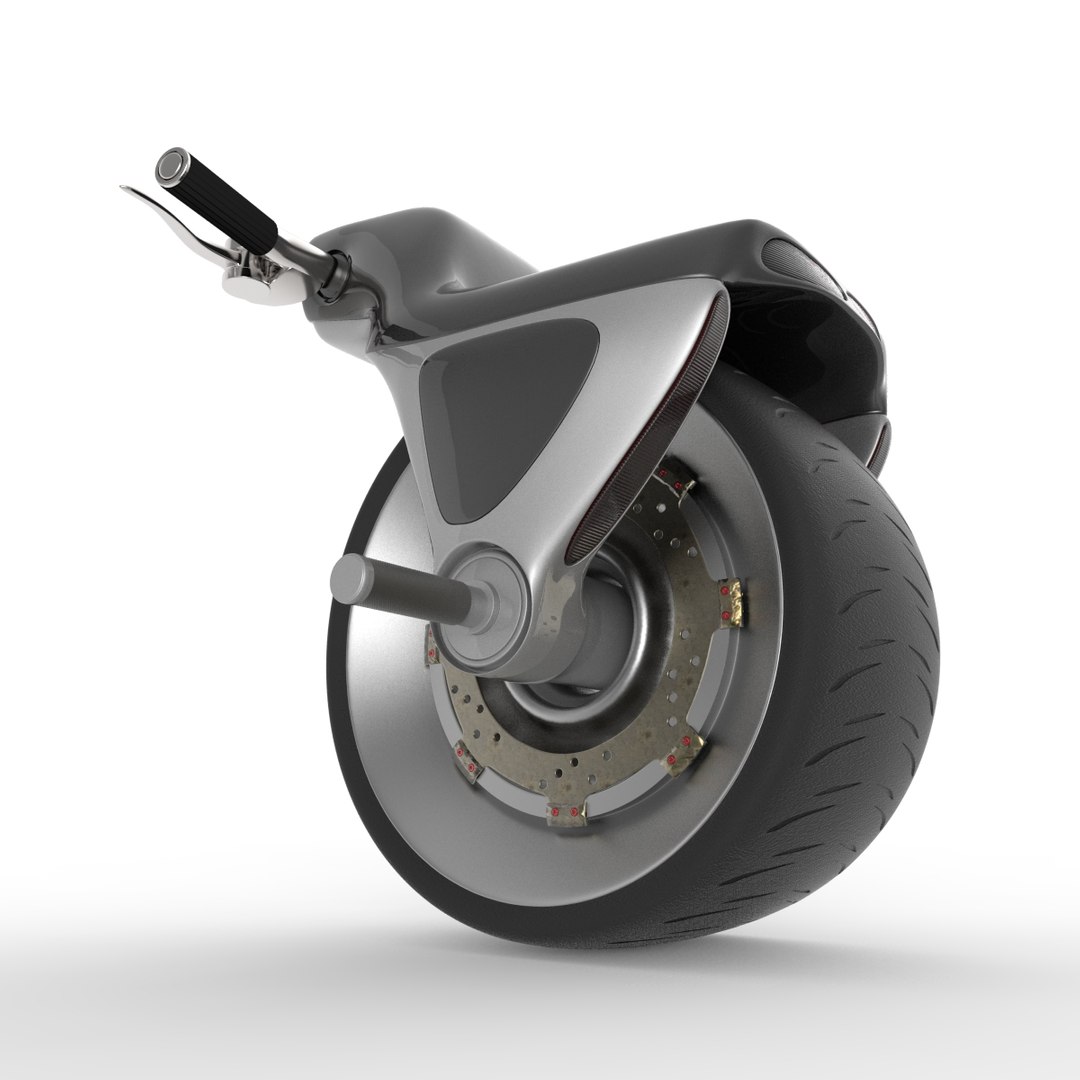 Futuristic Sci-fi Moto Obj