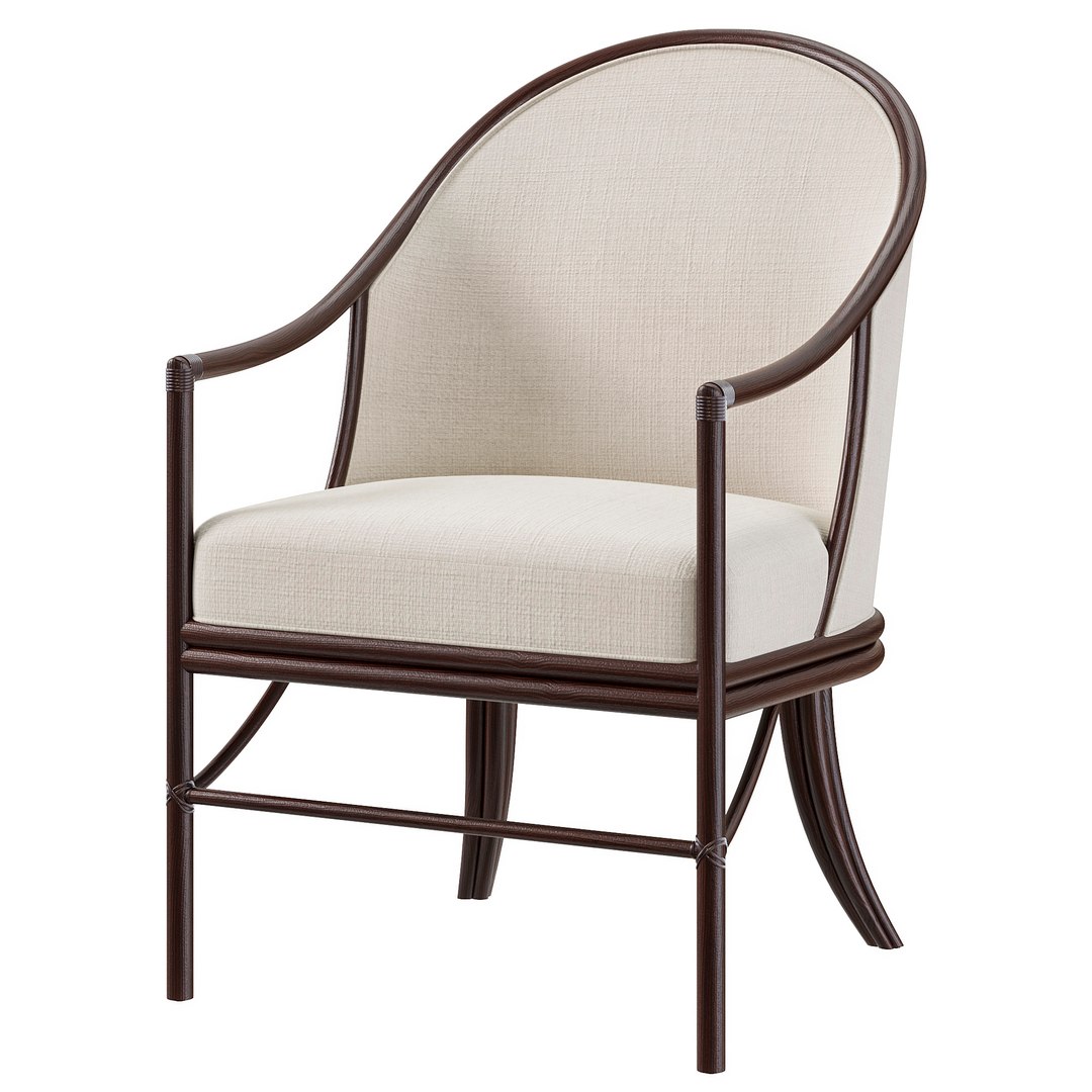 ARIA DINING ARM CHAIR by Bakerfurniture model TurboSquid 1943987