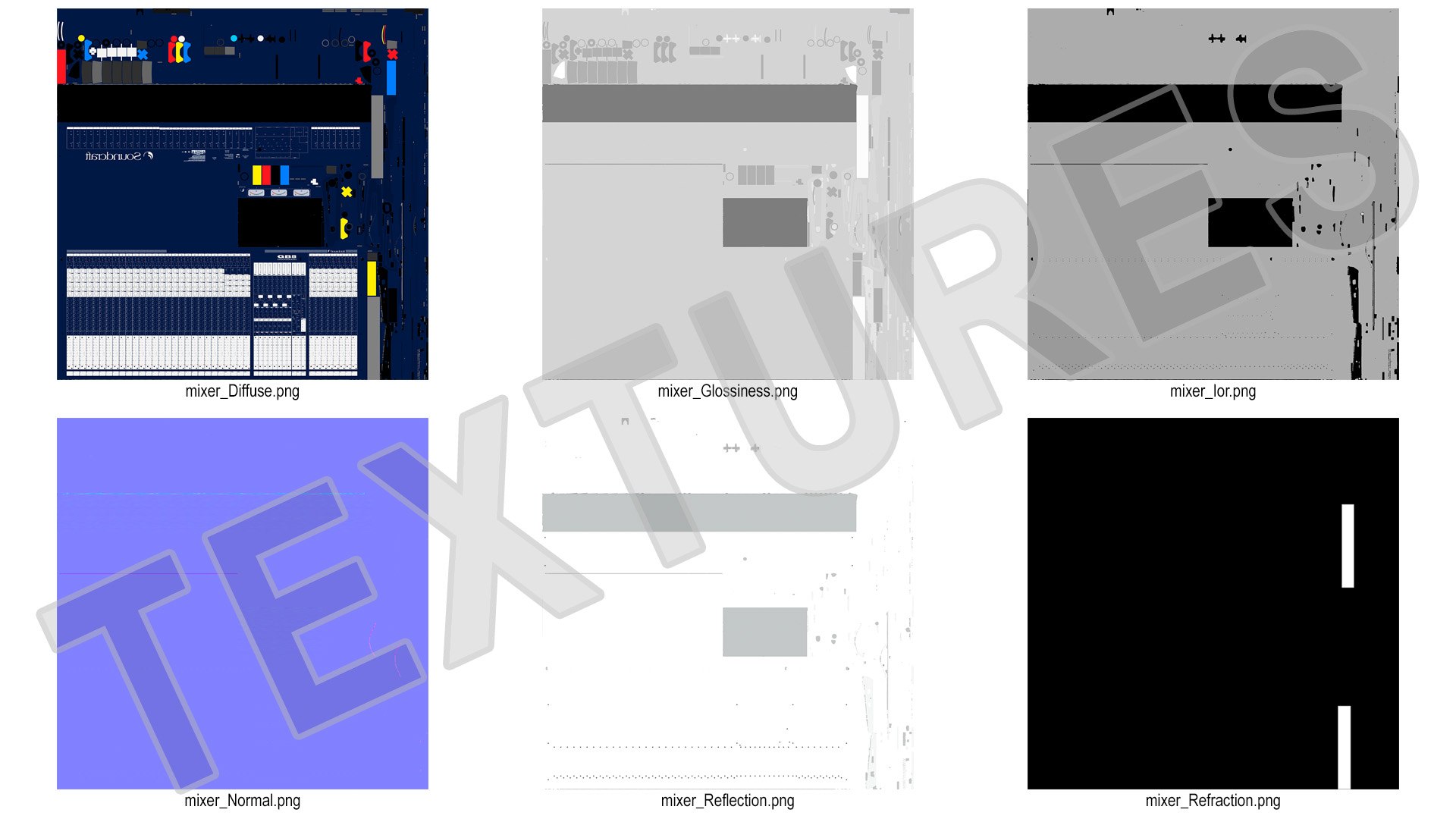 Professional Audio Mixer Model - TurboSquid 1942006