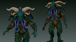 Mutant Monster Creature 3D model