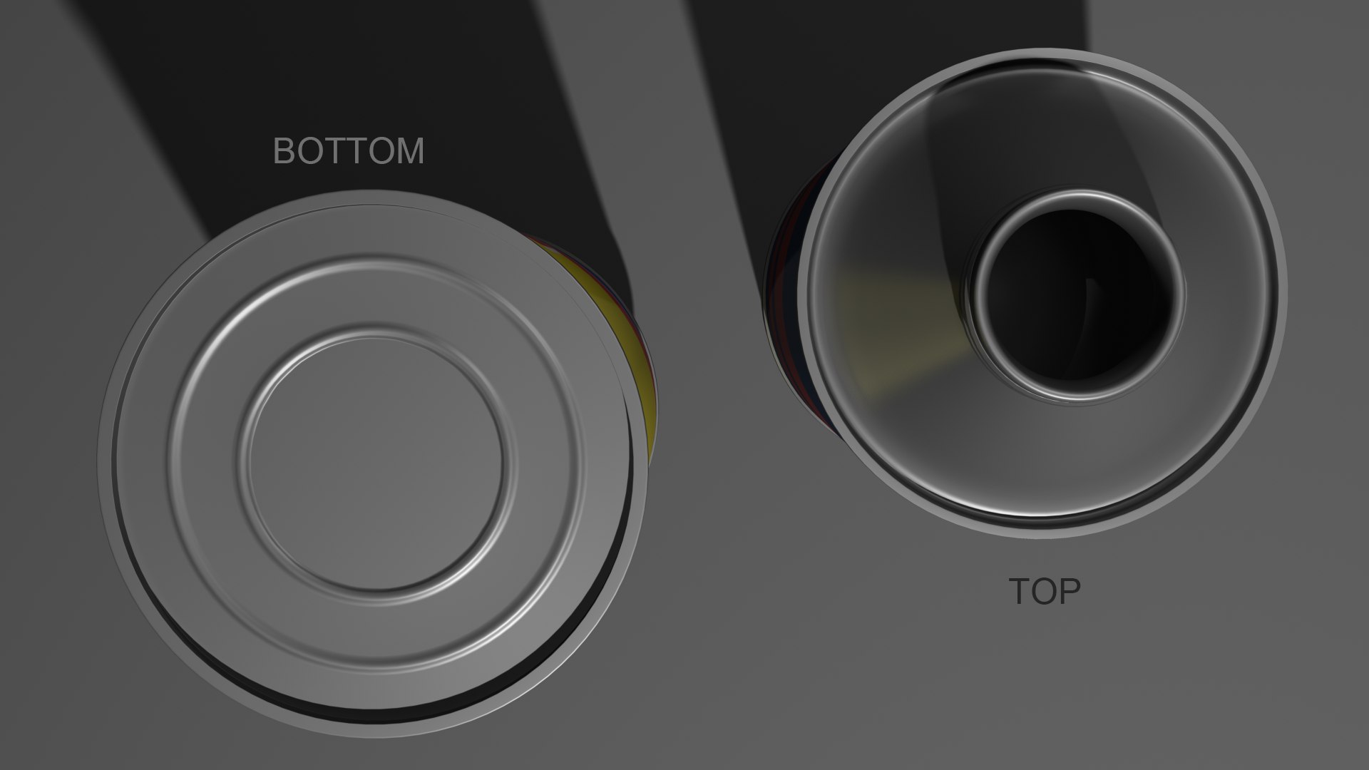 cone brake fluid labels 3d model