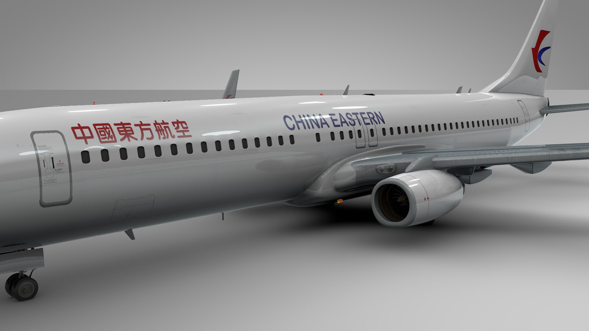 China eastern airlines boeing 737-800 3D model - TurboSquid 1481146