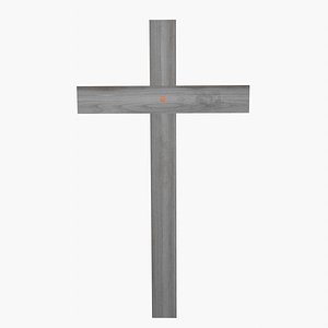 Wooden Cross 3D model