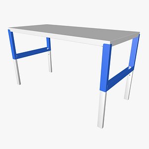 3D pahl desk ikea model