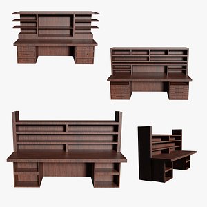 3D Deco Desks NexVaultFocus Series Lot1 N7-9 Group 3 model