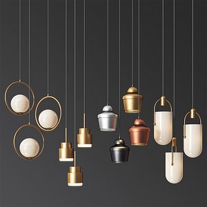 3D hanging light set 06