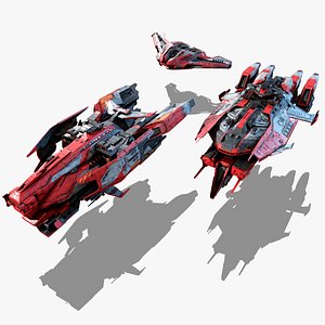 3D Spacecrafts NextGEN - PACK07 model