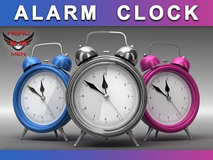 render alarm clock 3d max