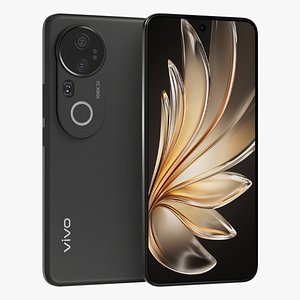 3D Vivo S20 Pro Black model