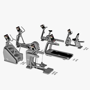 3D technogym artis cardio collection Carbon Grey