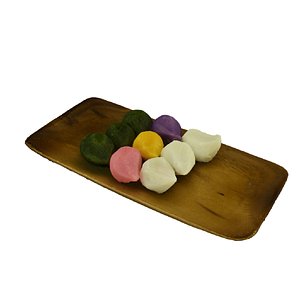 Korean Rice Cake Songpyeon 3 3D model