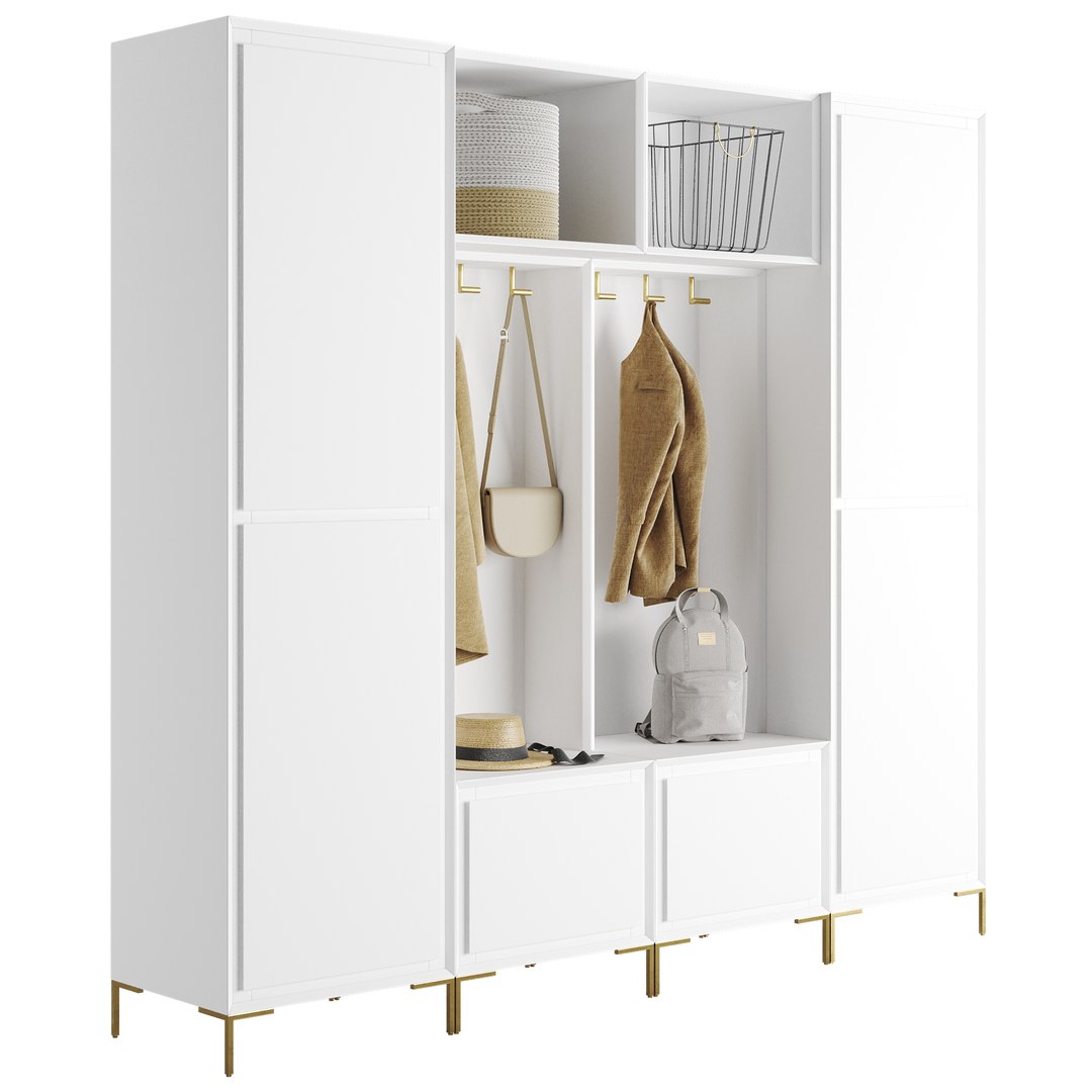 West Elm Build Your Own - Nolan Entryway Collection 3D Model ...
