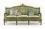 Smaragdgrünes viktorianisches Sofa von Modenese