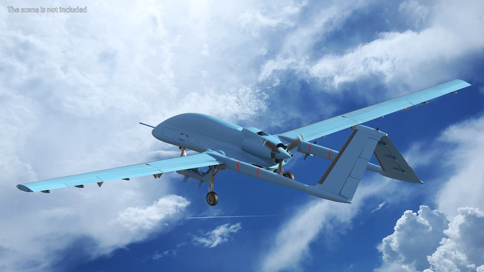 3D Armed Combat Drone Blue Rigged - TurboSquid 2270731