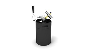 3D model Pressurized Keg System
