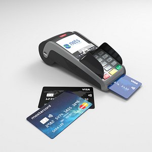Pos Terminal Ingenico IWL250 and credit cards