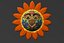 Openwork sun - Mexican handicraft