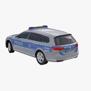 3d model b8 policja