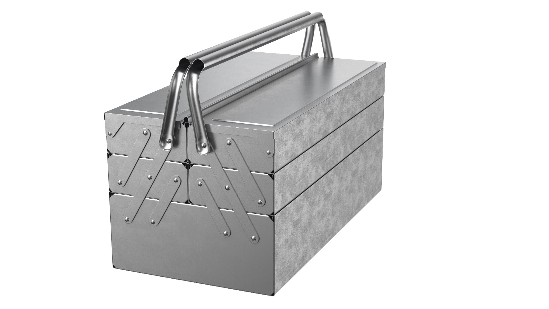 3D Model Detailed Steel Toolbox - TurboSquid 2147846