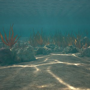 3D model sea floor