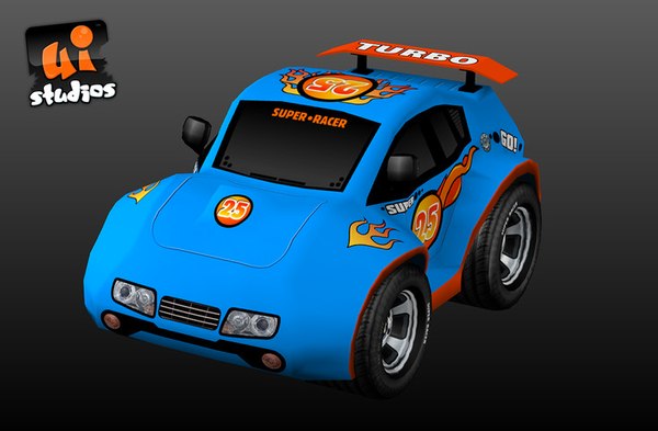 fbx toon car race