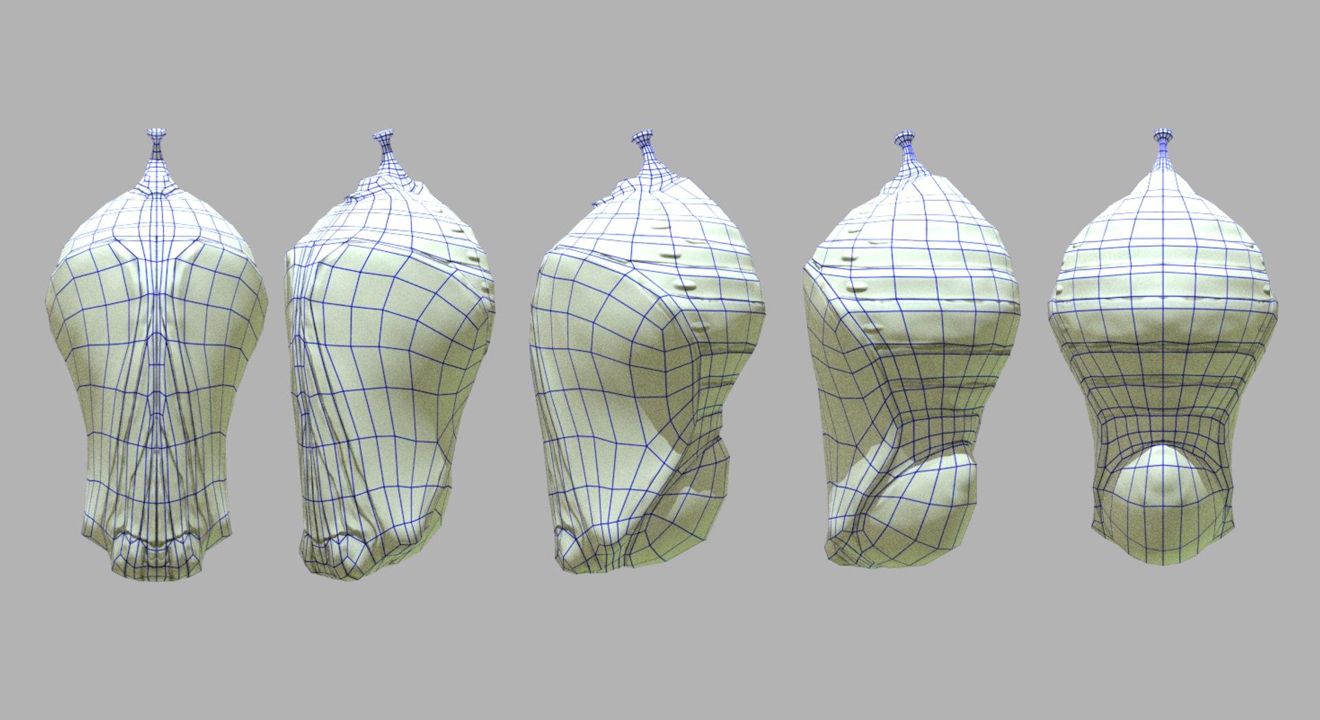 Pupa Insect Cocoon 3D Model - TurboSquid 1625565
