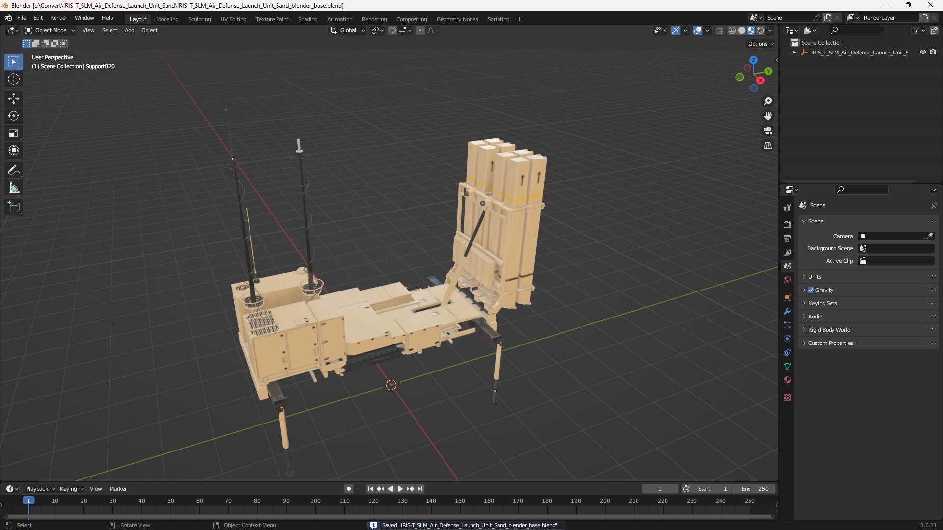 IRIS-T SLM Air Defense Launch Unit Sand 3D model https://p.turbosquid.com/ts-thumb/8D/pCEXfH/LS/irist_slm_air_defense_launch_unit_sand_1001/jpg/1768991595/1920x1080/fit_q87/cc8362dc03d85e1d84198f999d5e9e161dada4e4/irist_slm_air_defense_launch_unit_sand_1001.jpg
