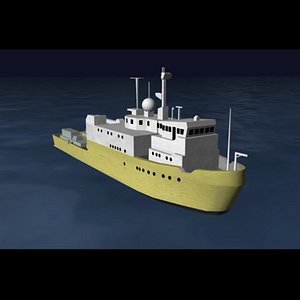 seaway defender deep sea 3d model