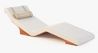 Cleopatra Stone Heated Lounge Chair